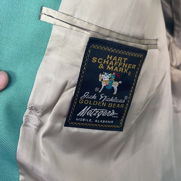 Vintage art to wear hand painted beach seashell seaside blazer - Picture 6 of 8